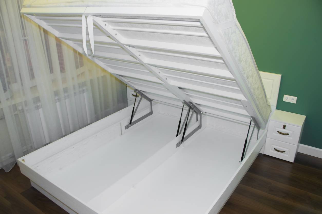lit coffre rangement espace chambre 